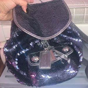 Coach Limited Edition Sequin Backpack
